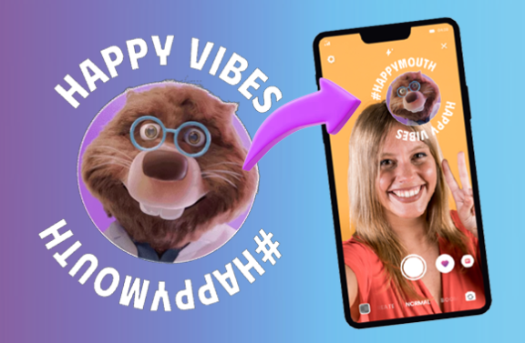Happy vibes sticker